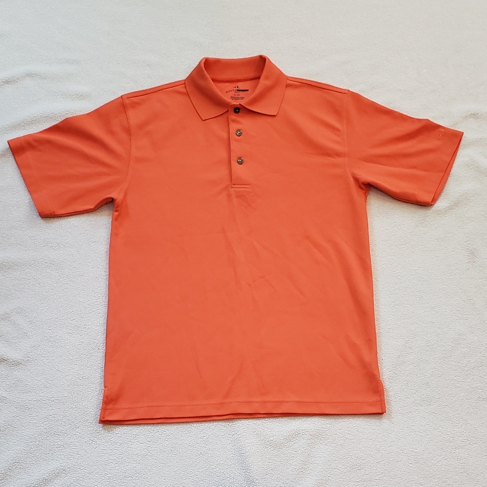 Grand Slam Golf Shirt in Orange, Mens Size M
